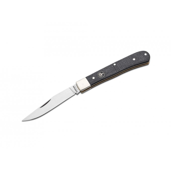 Складной нож BOKER TRAPPER UNO JUTE MICARTA 110042 BK110042 Складной нож BOKER TRAPPER UNO JUTE MICARTA 110042 BK110042